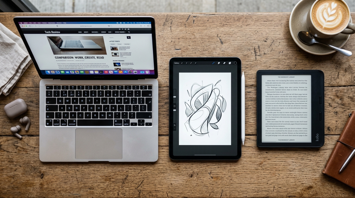 Tablet, laptop ili elektronski čitač: koji problem rešava svaki